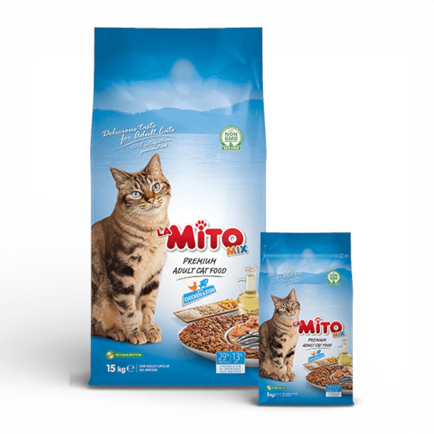 La Mito Premium Adult Cat Food With Chicken & Fish